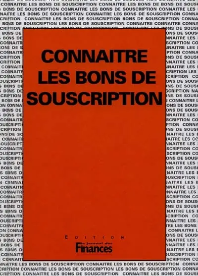 Connaître les bons de souscription