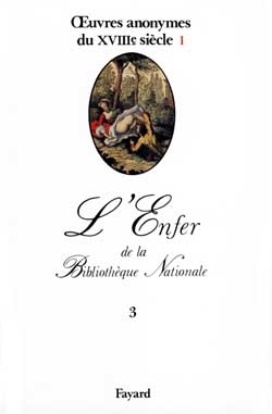 Oeuvres anonymes du XVIIIe siècle. Vol. 1