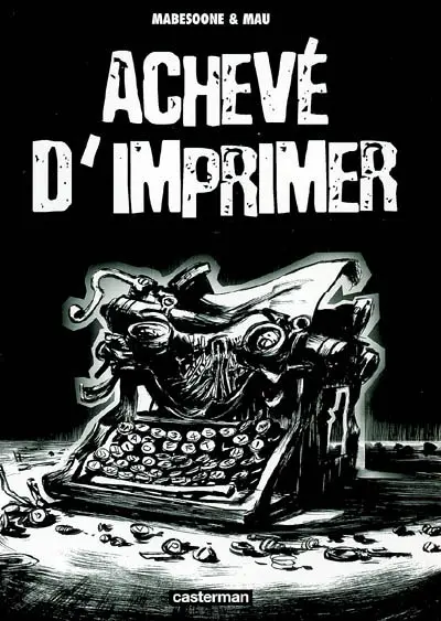 Achevé d'imprimer