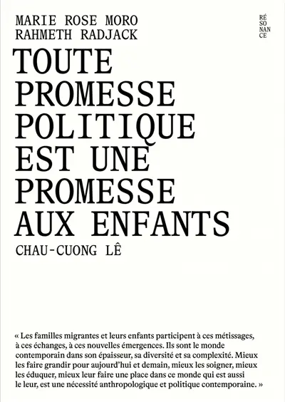 Toute promesse politique est une promesse aux enfants