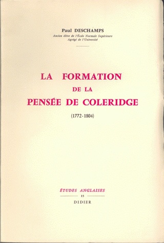 La formation de la pensée de Coleridge