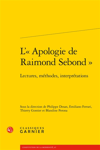 L'"apologie de Raimond...