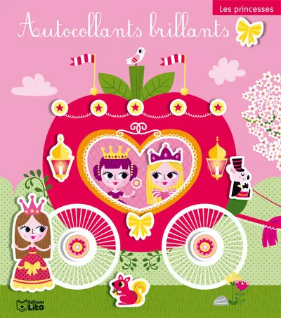Autocollants brillants : les princesses