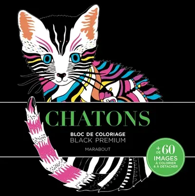 Chatons : bloc de coloriage