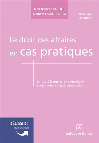 Le droit des affaires en...