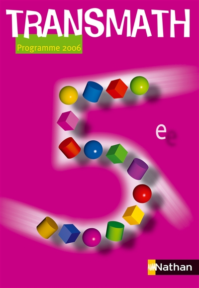 Transmath 5e : programme 2006
