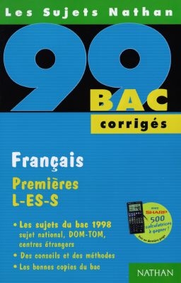 Français premières L ES S, bac 99