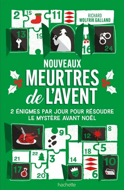Nouveaux meurtres de l'avent : 2 énigmes par jour pour résoudre le mystère avant noël
