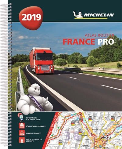 France pro 2019 : atlas routier. France pro 2019 : road atlas. France pro 2019 : Strassenatlas