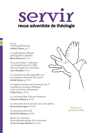 Servir N°7 : Revue adventiste de théologie : Automne 2020