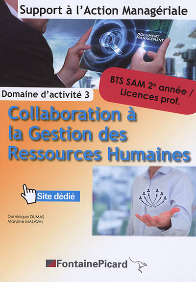 Collaboration à la gestion des ressources humaines : BTS SAM 2e année licences professionnelles : domaine d'activité 3