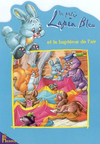 Le petit lapin bleu et le baptême de l'air