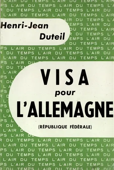 Visa pour l'Allemagne (République fédérale)
