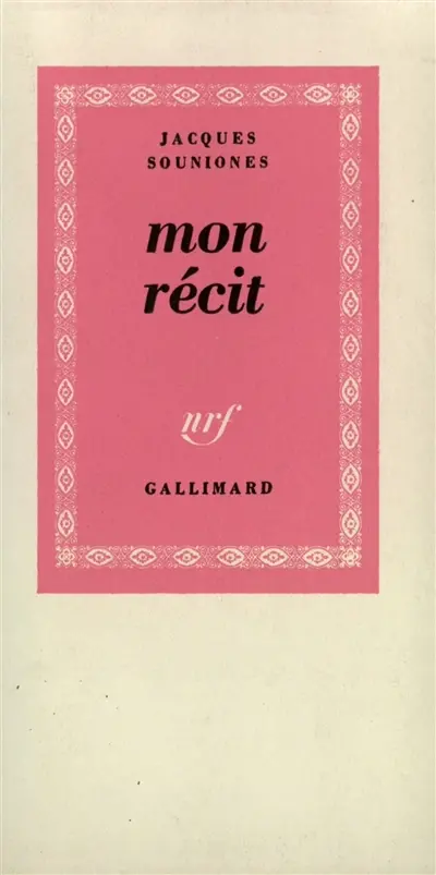 Mon récit