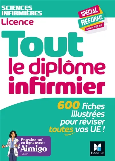 Tout sur les soins infirmiers en fiches mémos : DEI, nouveau programme