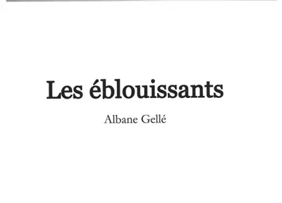 Les éblouissants
