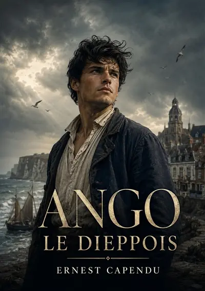Ango le Dieppois : Un récit historique d'Ernest Capendu plongeant dans le Dieppe du XVIe siècle, où Jean Ango, armateur normand, façonne le commerce maritime français à travers aventures et péripéties marines.