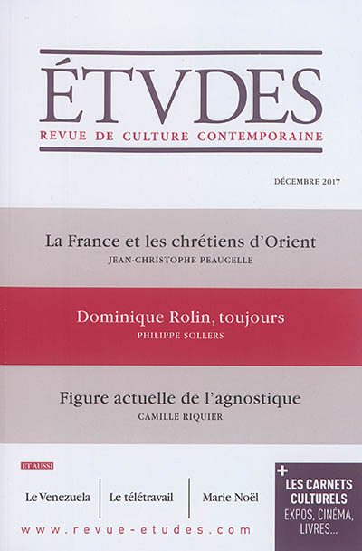 etudes, n° 4244