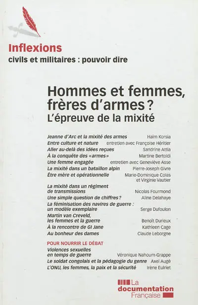 Inflexions, n° 17. Hommes et femmes frères d'armes ? : l'épreuve de la mixité