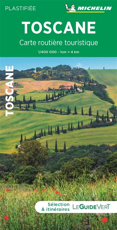 Toscane : carte routière et touristique