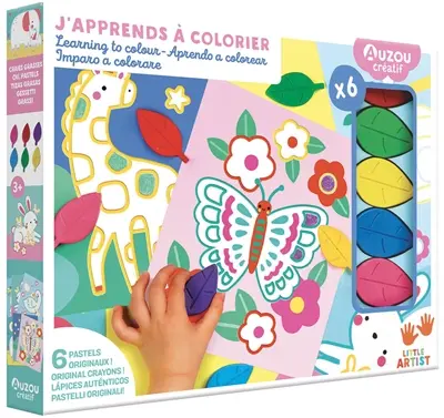 Mon coffret d'artiste : Little artist : J'apprends à colorier