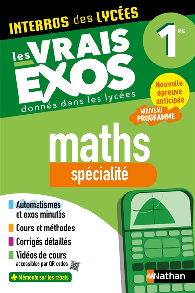 Maths 1re : les vrais exos...