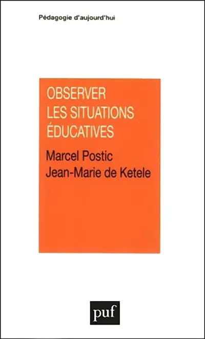 Observer les situations éducatives