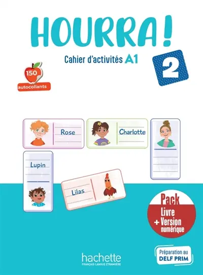 Hourra ! 2 : cahier d'activités A1 : pack livre + version numérique