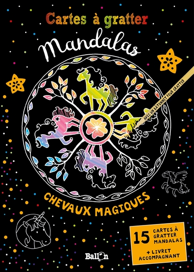Mandalas : chevaux magiques