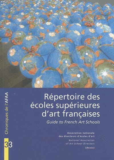 Répertoire des écoles supérieures d'art françaises. Guide to French art schools