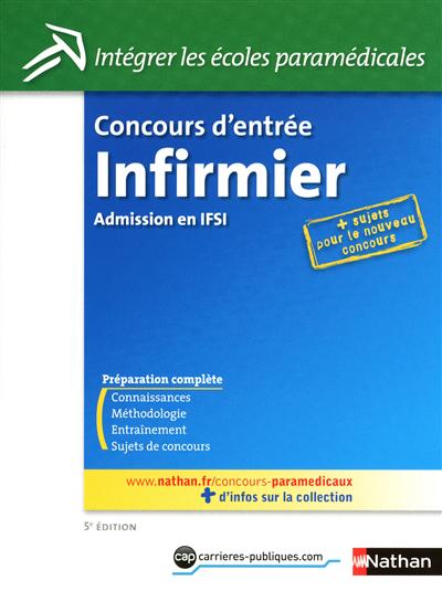 Concours d'entrée infirmier : admission en IFSI