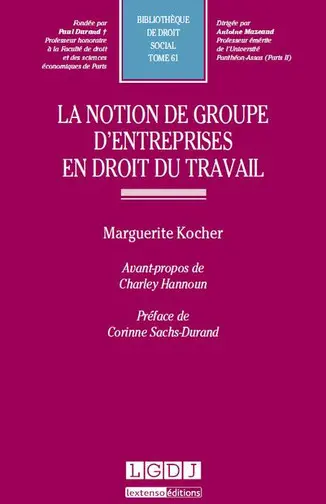 La notion de groupe d'entreprises en droit du travail