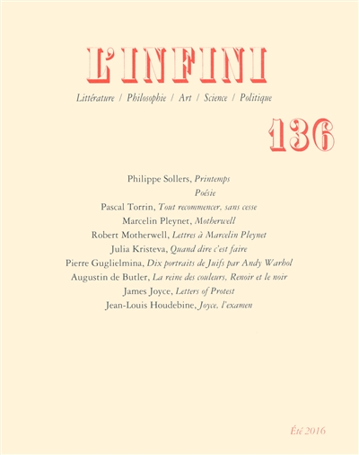 Infini (L'), n° 136