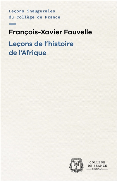 Leçons de l'histoire de l'Afrique