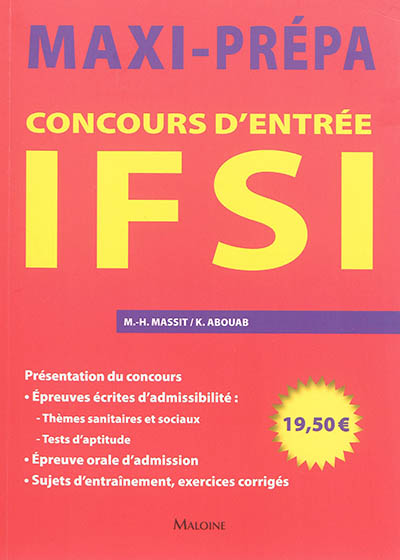 Concours d'entrée IFSI