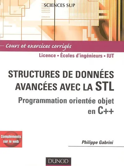 Structures de données avancées avec la STL : programmation orientée objet en C++