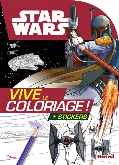 Star wars : vive le coloriage ! + stickers : Boba Fett