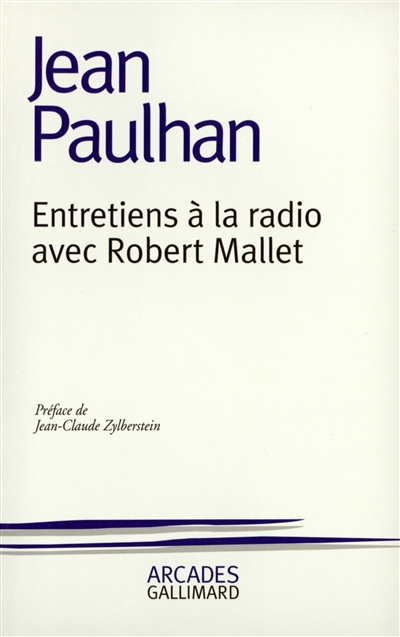 entretiens à la radio avec robert mallet