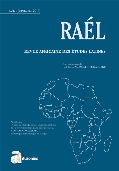 Rael : revue africaine des études latines, n° 1