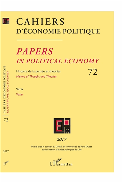 Cahiers d'économie...