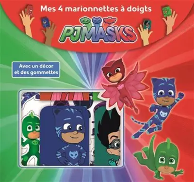 Pjmasks : mes 4 marionnettes à doigts