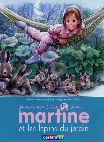 martine et les lapins du jardin