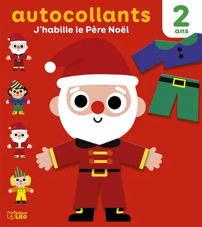 J'habille le Père Noël : autocollants