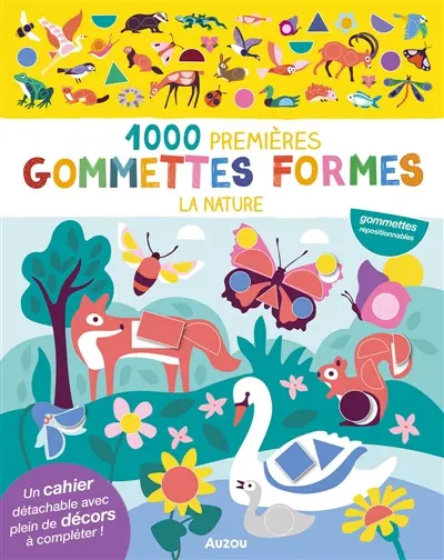 1000 premières gommettes formes : La nature