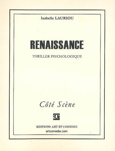 Renaissance : thriller...