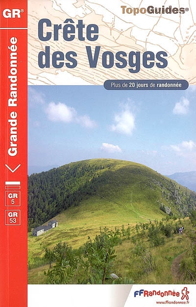 Crête des Vosges : GR 5-53 : GR 53 Wissembourg-Schirmeck (167 km), GR 5 le Donon-Frasches-le-Châtel (260 km)