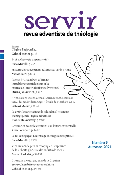 Servir N°9 : Revue adventiste de théologie : Automne 2021