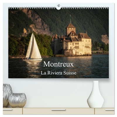 Montreux, la Riviera Suisse (Calendrier mural 2026 DIN A2 vertical) calendrier de bureau : Une promenade le long du lac de Genève à Montreux