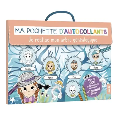 Ma pochette d'autocollants : je réalise mon arbre généalogique