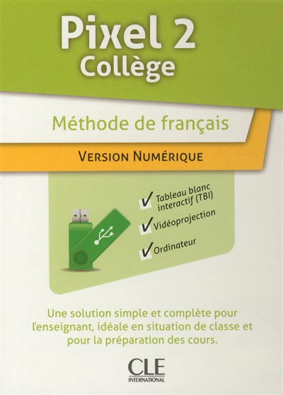 Pixel 2 collège : méthode de français : version numérique